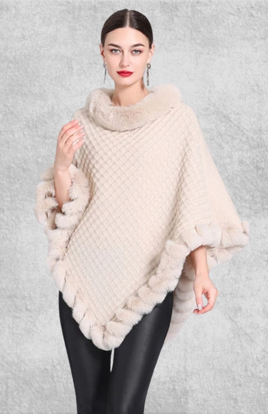 Poncho Polaire | Polaire Studio BEIGE / TAILLE UNIQUE