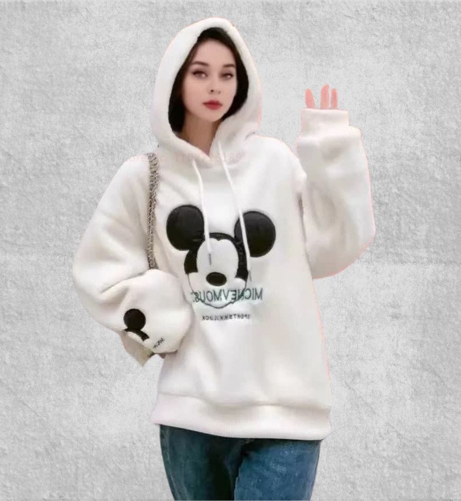 Pull Polaire Disney Femme | Polaire Studio BLANC / XXXL