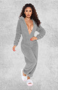 Pyjama En Maille Polaire Femme | Polaire Studio GRIS / S