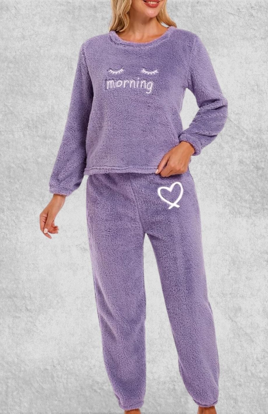 Pyjama Femme Hiver Polaire | Polaire Studio VIOLET / S