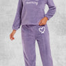 Pyjama Femme Hiver Polaire | Polaire Studio VIOLET / S