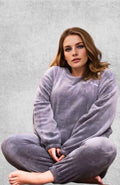 Pyjama Femme Polaire Grande Taille | Polaire Studio GRIS / XXL(40-65KG)