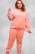 Pyjama Femme Polaire Grande Taille | Polaire Studio ROSE / XXL(40-65KG)