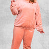 Pyjama Femme Polaire Grande Taille | Polaire Studio ROSE / XXL(40-65KG)