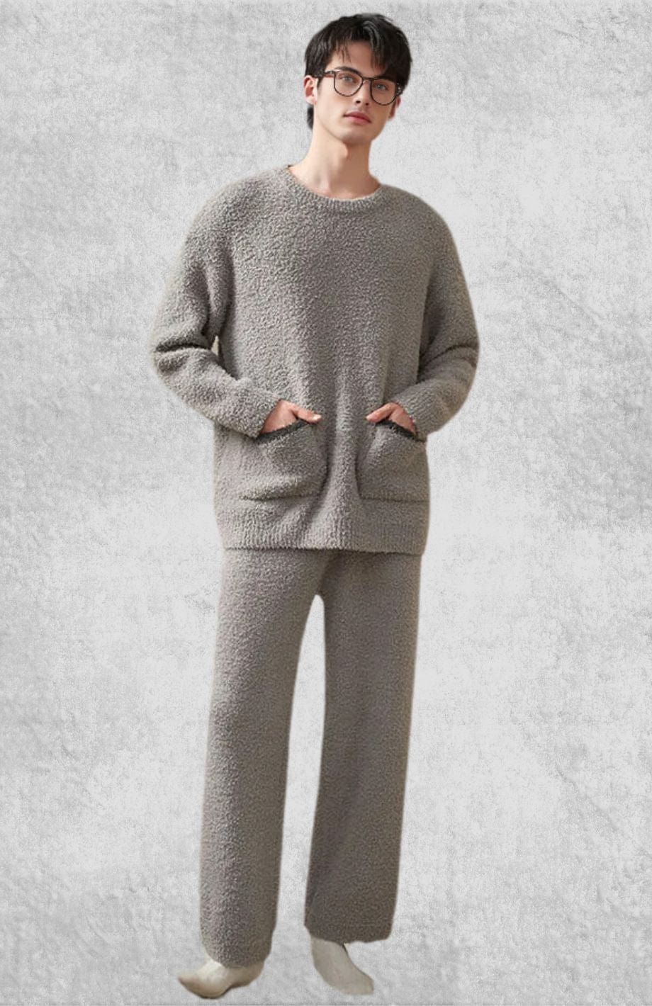 Pyjama Homme Hiver Polaire | Polaire Studio GRIS / M