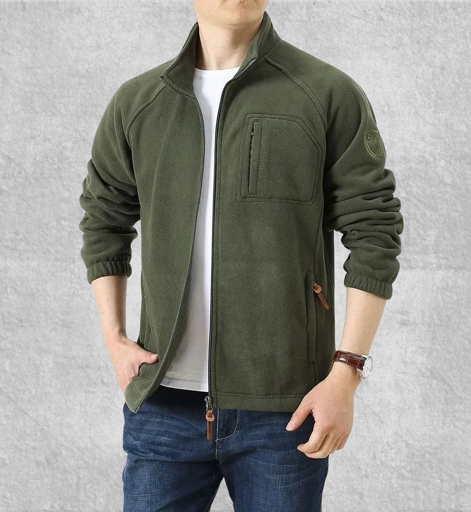 Veste Polaire Homme | Polaire Studio VERT MILITAIRE / M