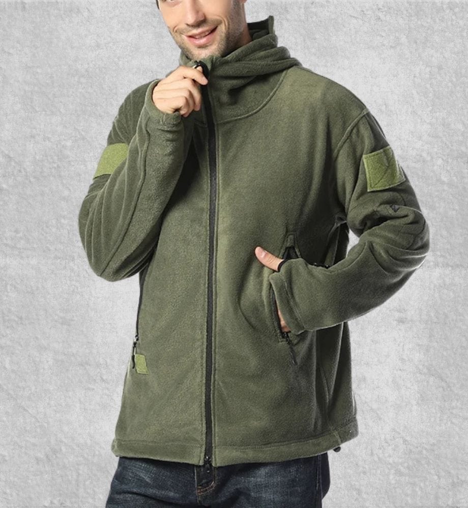 Veste Polaire Homme Zippée | Polaire Studio VERT MILITAIRE / S