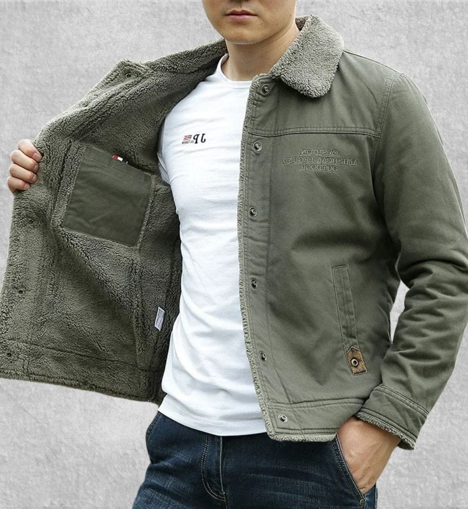 Veste Polaire Imperméable Homme | Polaire Studio VERT MILITAIRE / M(50-57.5kg)